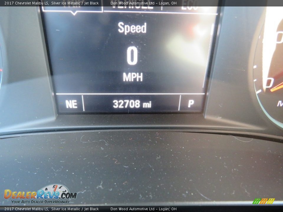 2017 Chevrolet Malibu LS Silver Ice Metallic / Jet Black Photo #20
