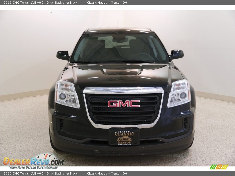 2016 GMC Terrain SLE AWD Onyx Black / Jet Black Photo #2