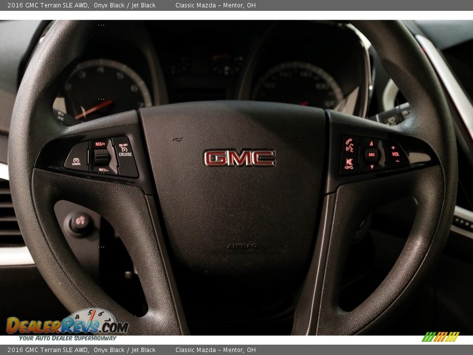 2016 GMC Terrain SLE AWD Onyx Black / Jet Black Photo #7