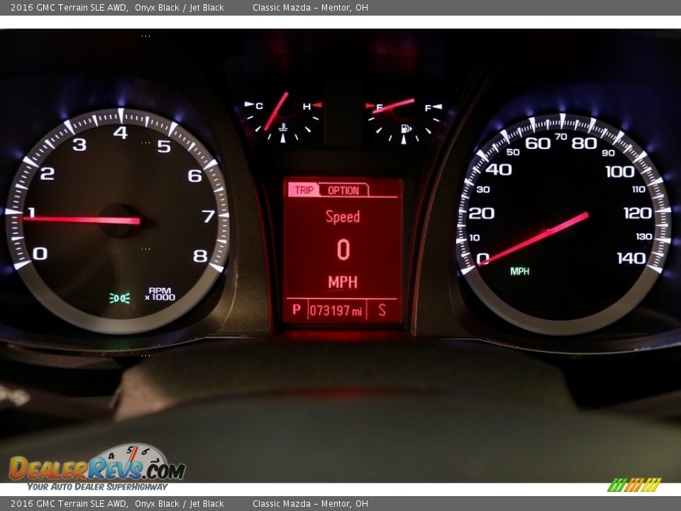 2016 GMC Terrain SLE AWD Onyx Black / Jet Black Photo #8