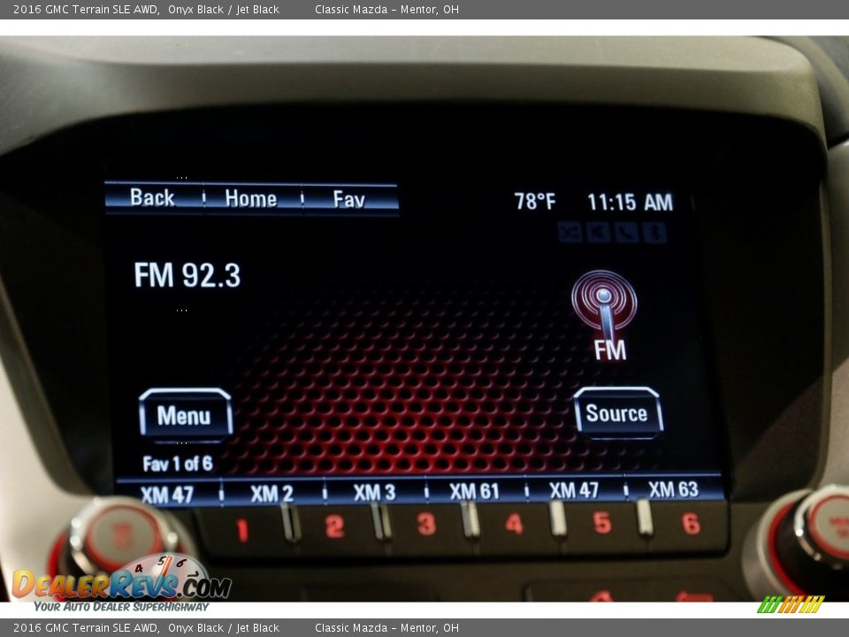 2016 GMC Terrain SLE AWD Onyx Black / Jet Black Photo #10