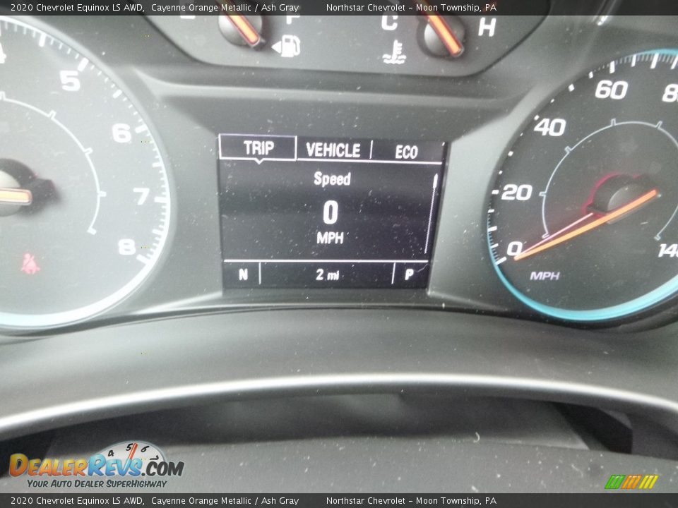 2020 Chevrolet Equinox LS AWD Cayenne Orange Metallic / Ash Gray Photo #20