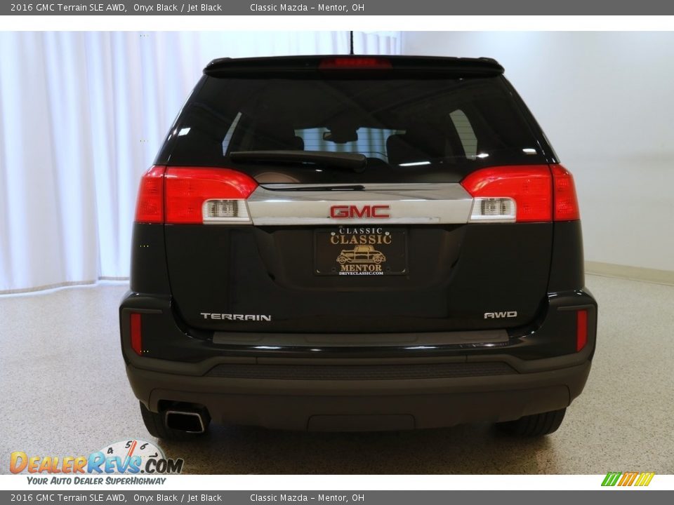 2016 GMC Terrain SLE AWD Onyx Black / Jet Black Photo #17