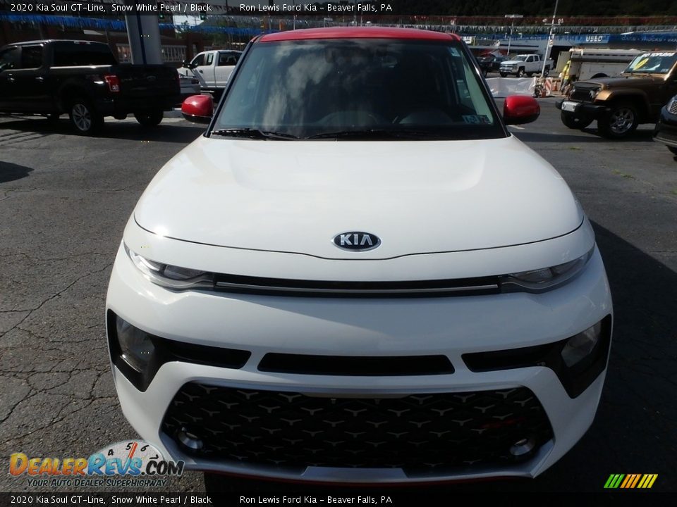 2020 Kia Soul GT-Line Snow White Pearl / Black Photo #8