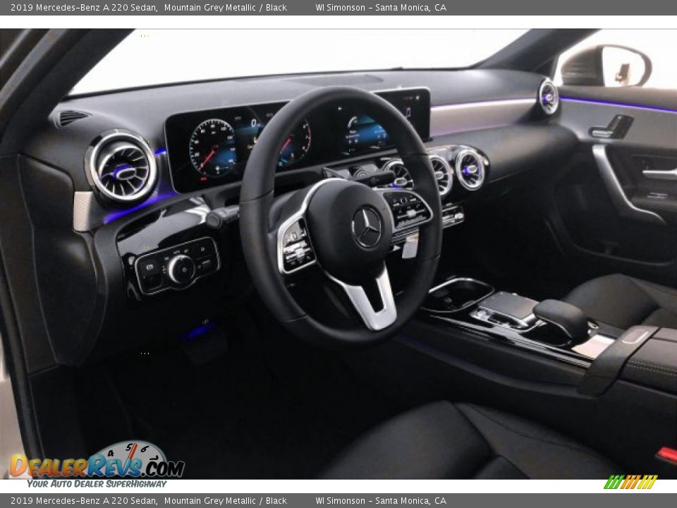 2019 Mercedes-Benz A 220 Sedan Mountain Grey Metallic / Black Photo #4