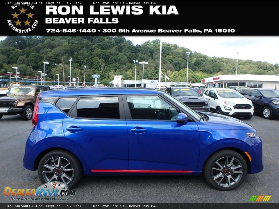 2020 Kia Soul GT-Line Neptune Blue / Black Photo #1