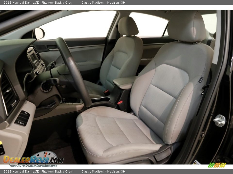 2018 Hyundai Elantra SE Phantom Black / Gray Photo #5