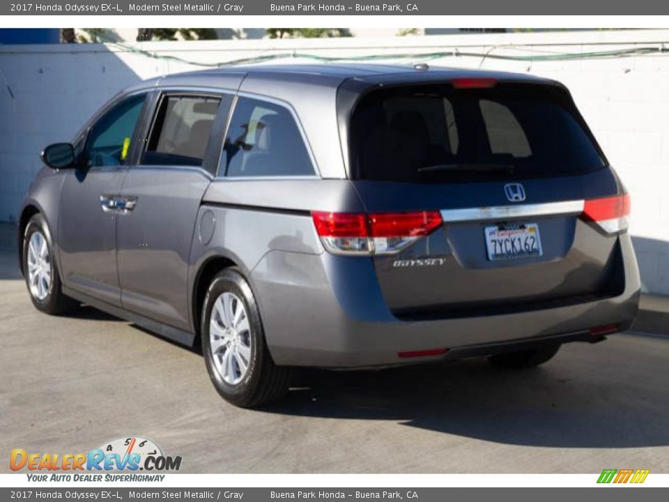 2017 Honda Odyssey EX-L Modern Steel Metallic / Gray Photo #2