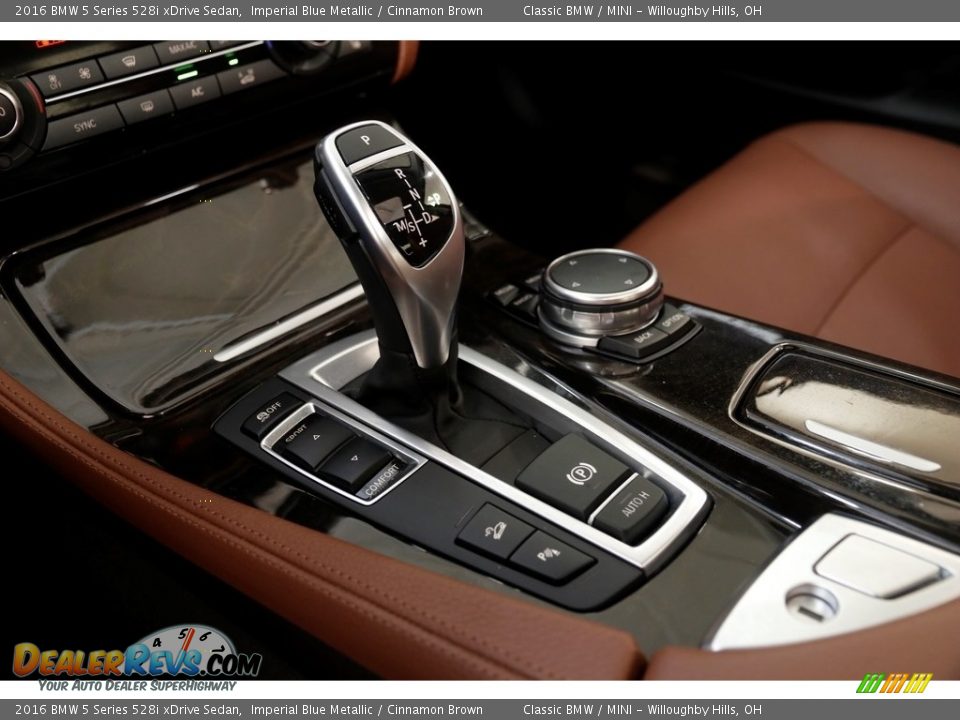 2016 BMW 5 Series 528i xDrive Sedan Imperial Blue Metallic / Cinnamon Brown Photo #13