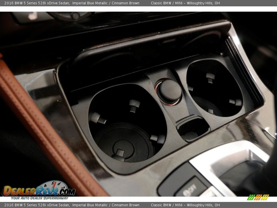 2016 BMW 5 Series 528i xDrive Sedan Imperial Blue Metallic / Cinnamon Brown Photo #14