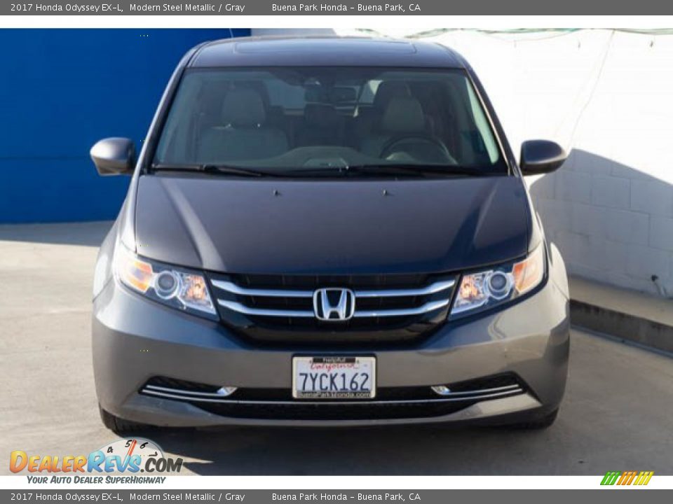 2017 Honda Odyssey EX-L Modern Steel Metallic / Gray Photo #7