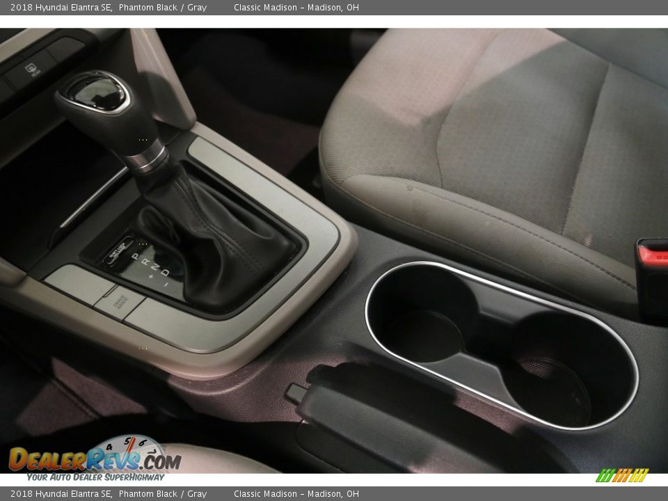 2018 Hyundai Elantra SE Phantom Black / Gray Photo #12