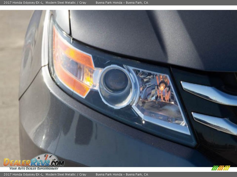 2017 Honda Odyssey EX-L Modern Steel Metallic / Gray Photo #8
