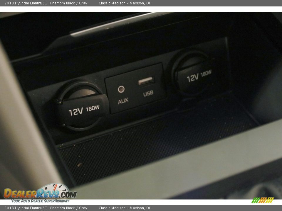 2018 Hyundai Elantra SE Phantom Black / Gray Photo #13