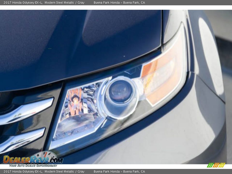 2017 Honda Odyssey EX-L Modern Steel Metallic / Gray Photo #9