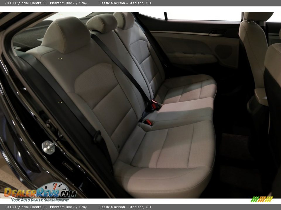 2018 Hyundai Elantra SE Phantom Black / Gray Photo #15