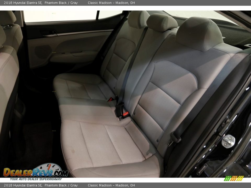 2018 Hyundai Elantra SE Phantom Black / Gray Photo #16