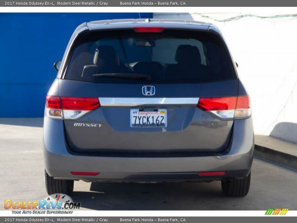 2017 Honda Odyssey EX-L Modern Steel Metallic / Gray Photo #11