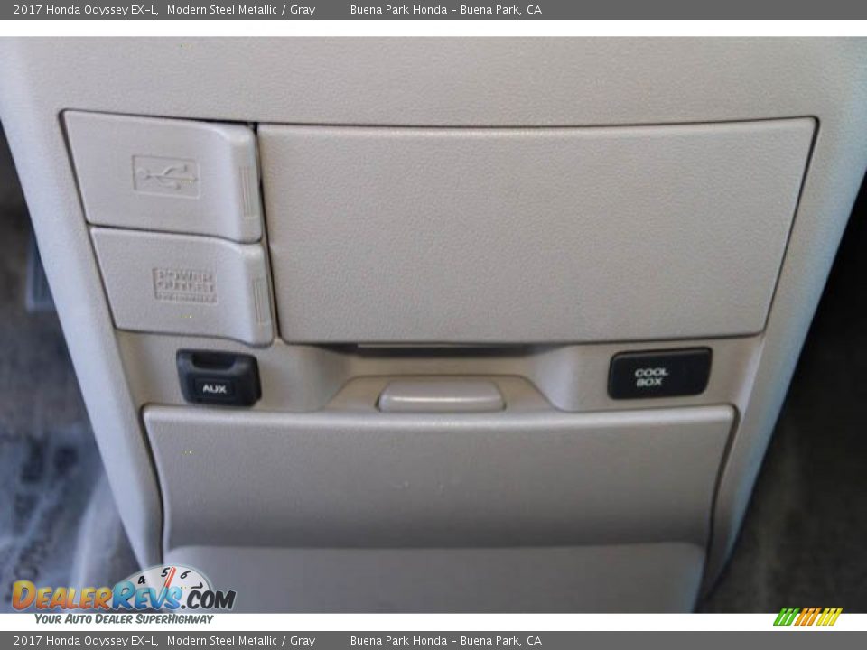 2017 Honda Odyssey EX-L Modern Steel Metallic / Gray Photo #16