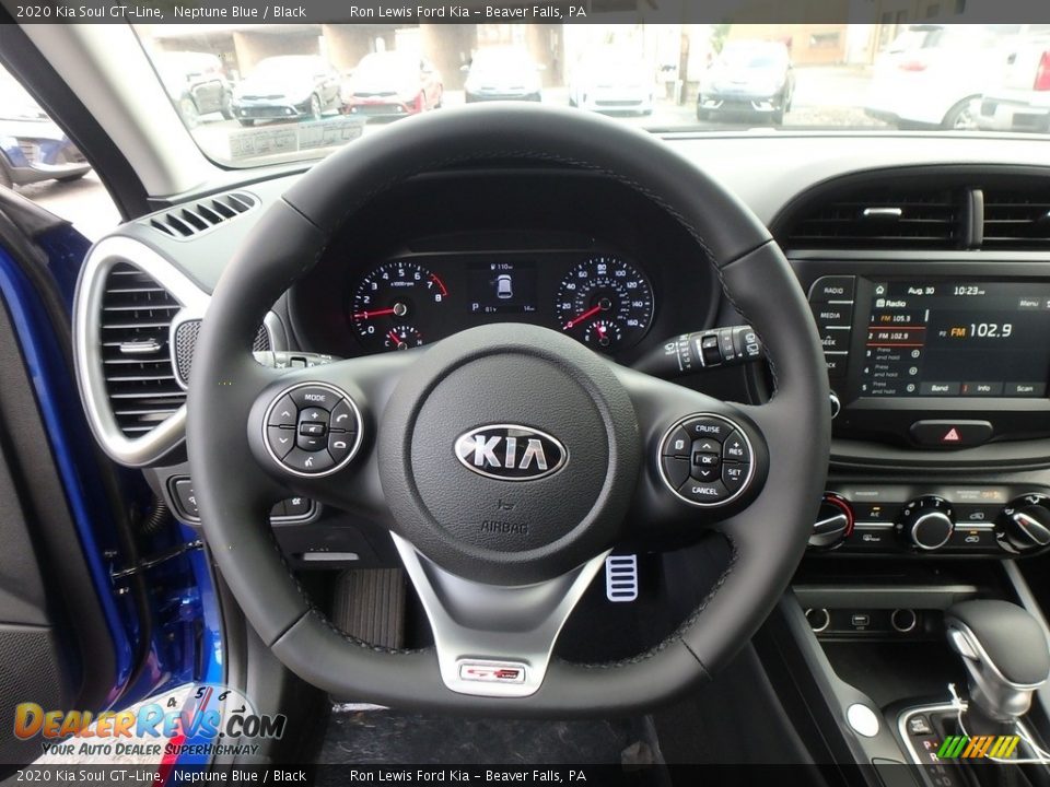 2020 Kia Soul GT-Line Steering Wheel Photo #17