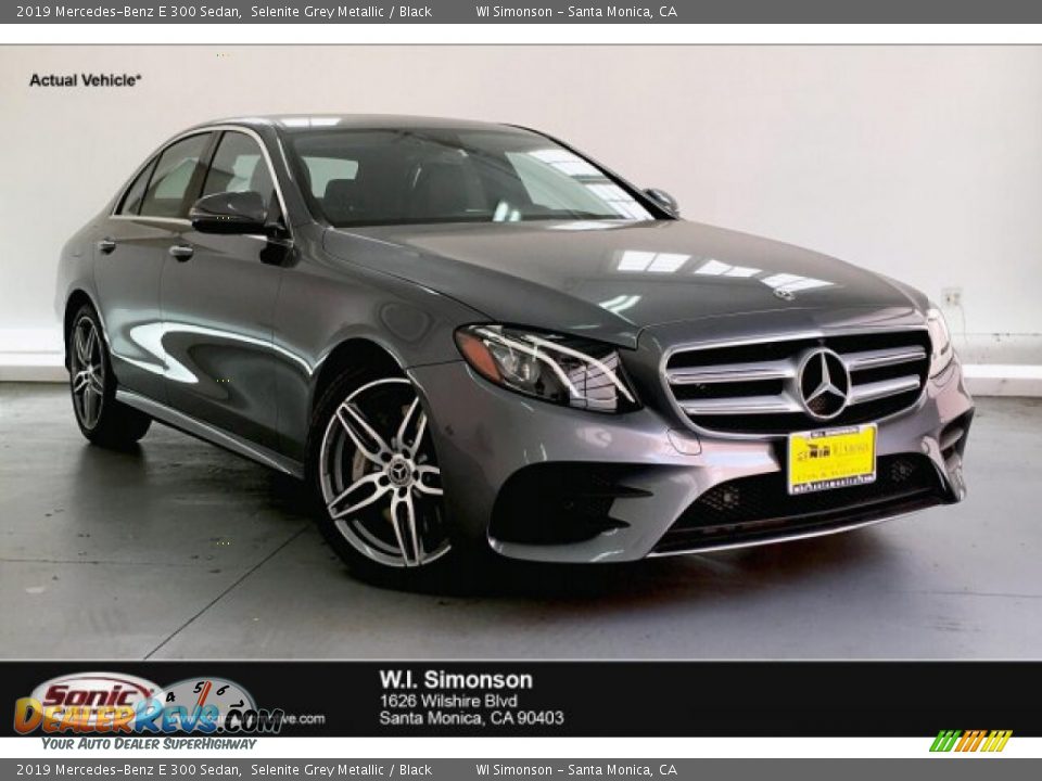 2019 Mercedes-Benz E 300 Sedan Selenite Grey Metallic / Black Photo #1