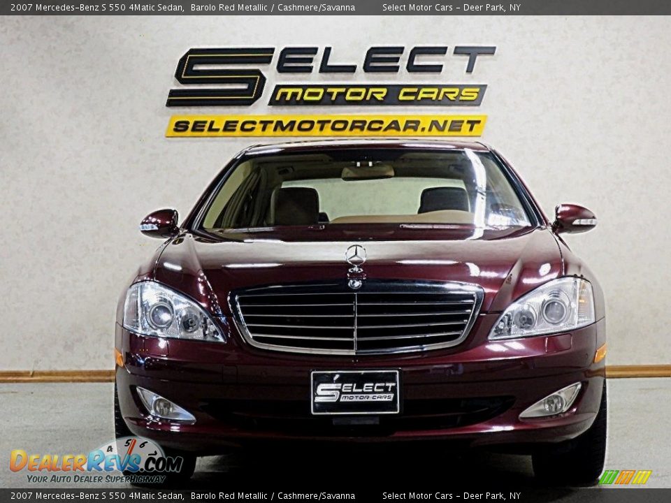 2007 Mercedes-Benz S 550 4Matic Sedan Barolo Red Metallic / Cashmere/Savanna Photo #2
