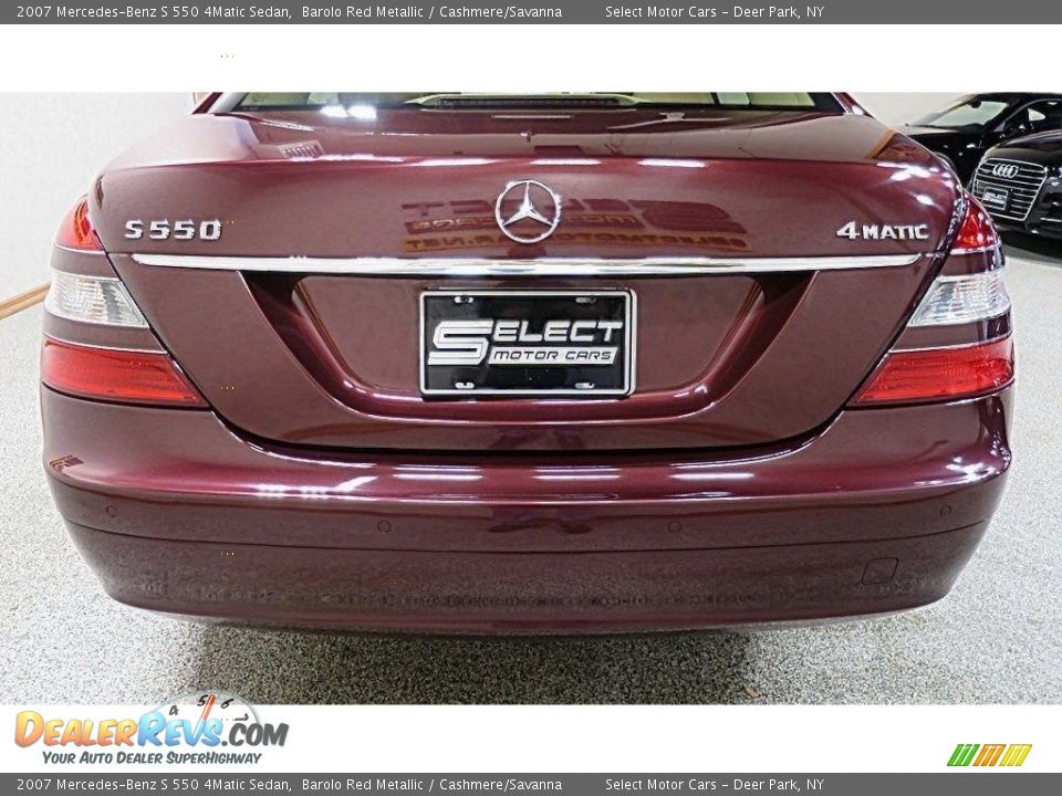 2007 Mercedes-Benz S 550 4Matic Sedan Barolo Red Metallic / Cashmere/Savanna Photo #5