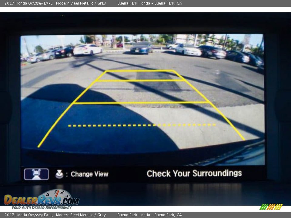 2017 Honda Odyssey EX-L Modern Steel Metallic / Gray Photo #30