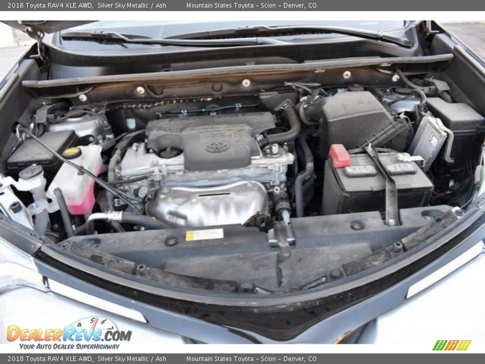 2018 Toyota RAV4 XLE AWD Silver Sky Metallic / Ash Photo #9