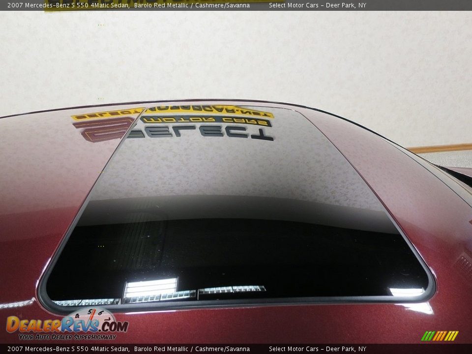 2007 Mercedes-Benz S 550 4Matic Sedan Barolo Red Metallic / Cashmere/Savanna Photo #9