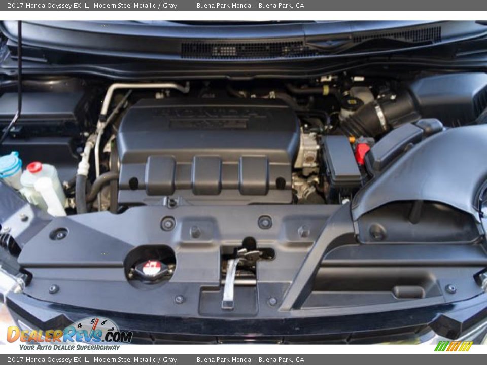 2017 Honda Odyssey EX-L Modern Steel Metallic / Gray Photo #36