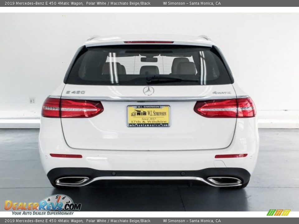 2019 Mercedes-Benz E 450 4Matic Wagon Polar White / Macchiato Beige/Black Photo #3