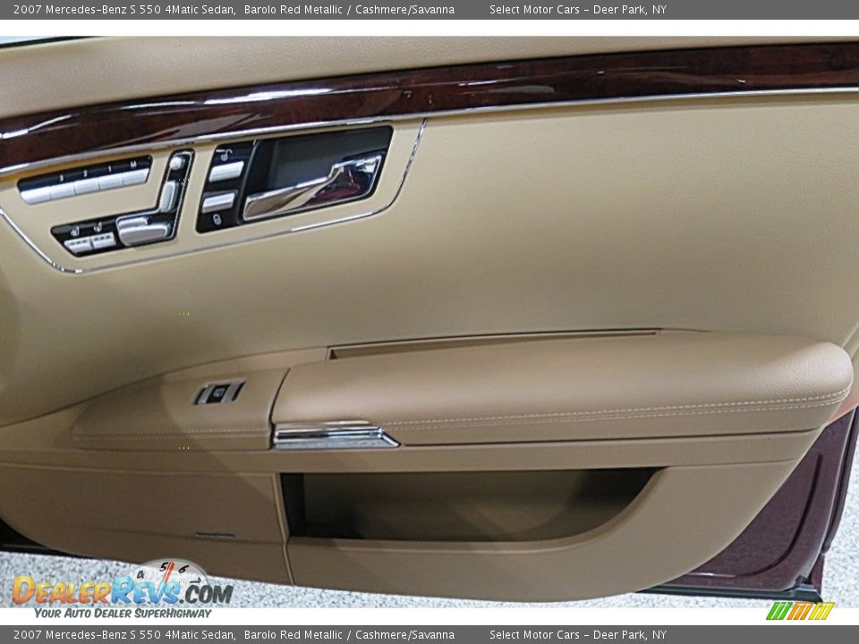 2007 Mercedes-Benz S 550 4Matic Sedan Barolo Red Metallic / Cashmere/Savanna Photo #16