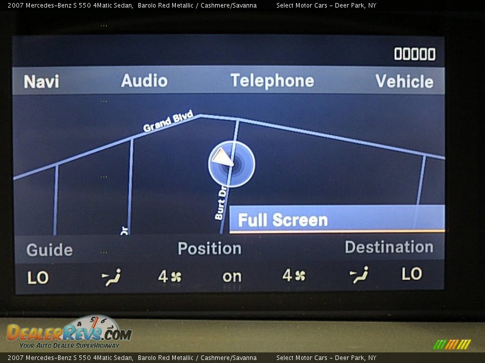 2007 Mercedes-Benz S 550 4Matic Sedan Barolo Red Metallic / Cashmere/Savanna Photo #17