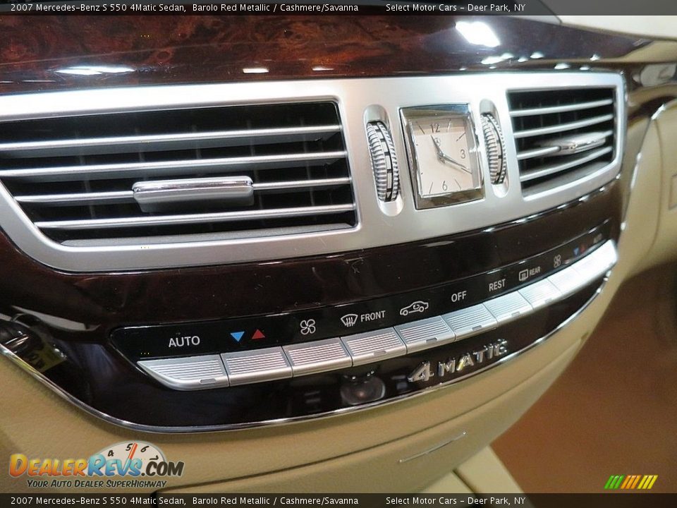2007 Mercedes-Benz S 550 4Matic Sedan Barolo Red Metallic / Cashmere/Savanna Photo #19