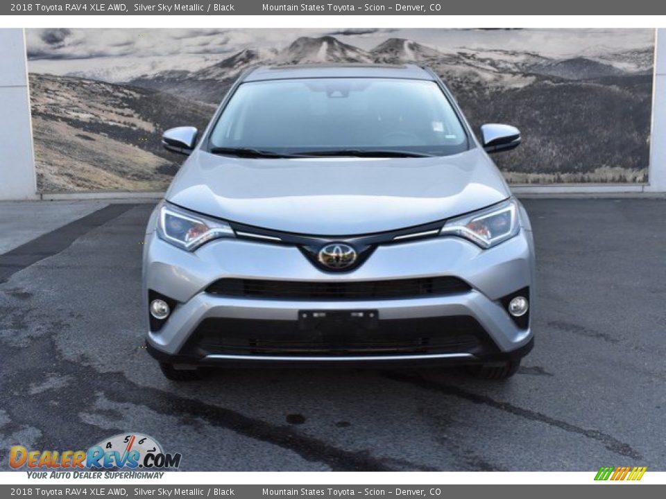 2018 Toyota RAV4 XLE AWD Silver Sky Metallic / Black Photo #8