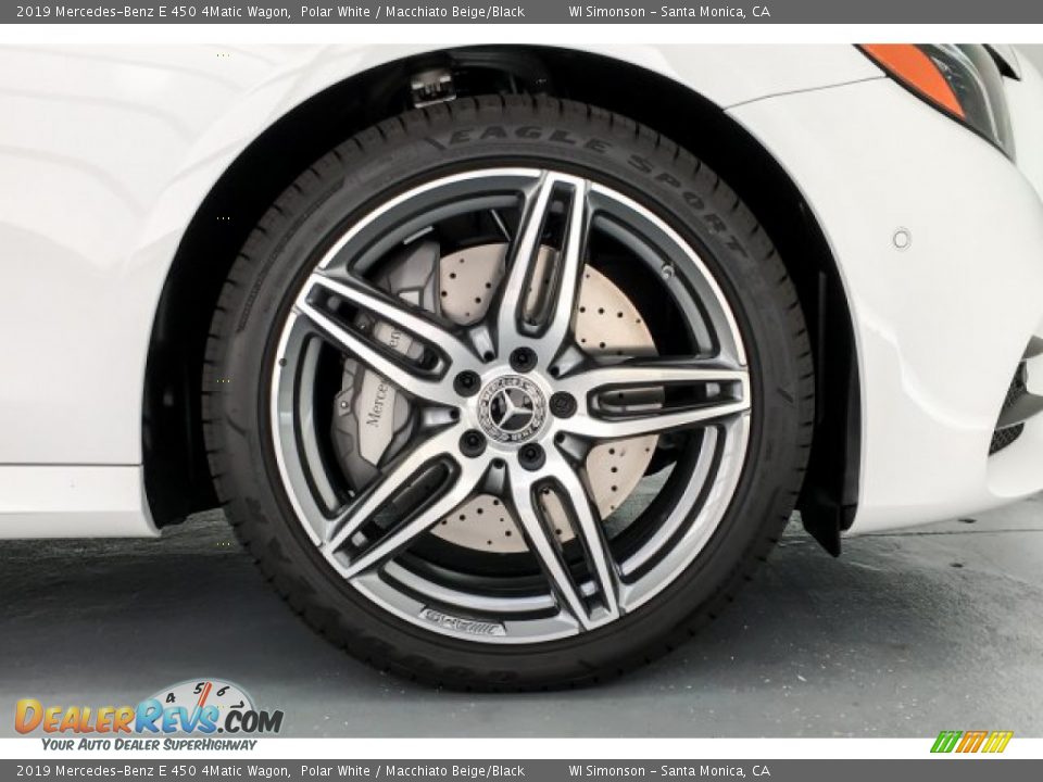 2019 Mercedes-Benz E 450 4Matic Wagon Polar White / Macchiato Beige/Black Photo #9