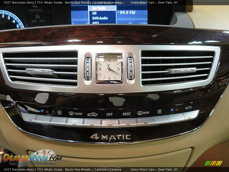2007 Mercedes-Benz S 550 4Matic Sedan Barolo Red Metallic / Cashmere/Savanna Photo #20