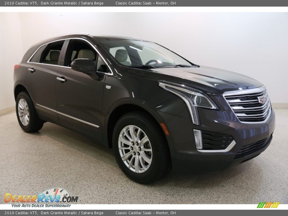2019 Cadillac XT5 Dark Granite Metallic / Sahara Beige Photo #1