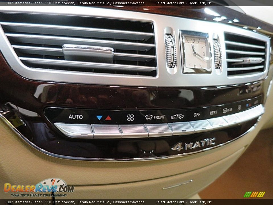 2007 Mercedes-Benz S 550 4Matic Sedan Barolo Red Metallic / Cashmere/Savanna Photo #21