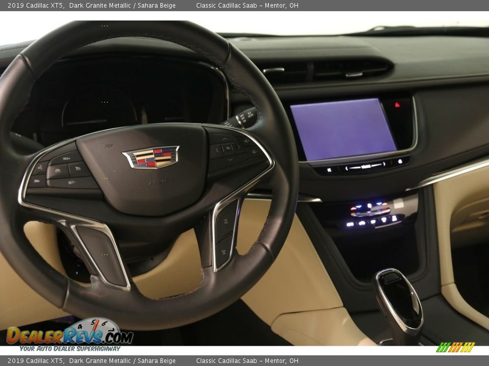 2019 Cadillac XT5 Dark Granite Metallic / Sahara Beige Photo #6