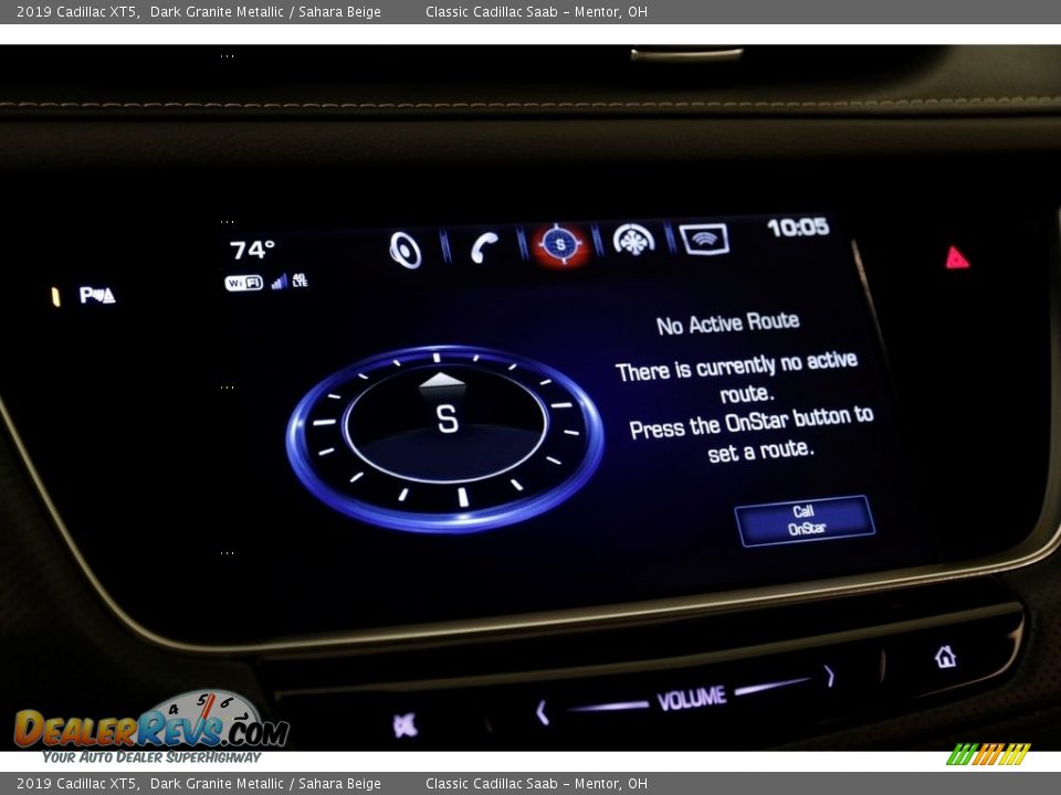 2019 Cadillac XT5 Dark Granite Metallic / Sahara Beige Photo #12