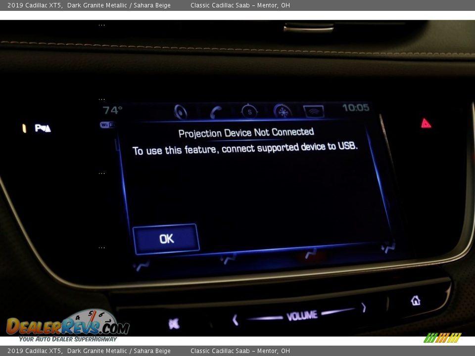 2019 Cadillac XT5 Dark Granite Metallic / Sahara Beige Photo #14