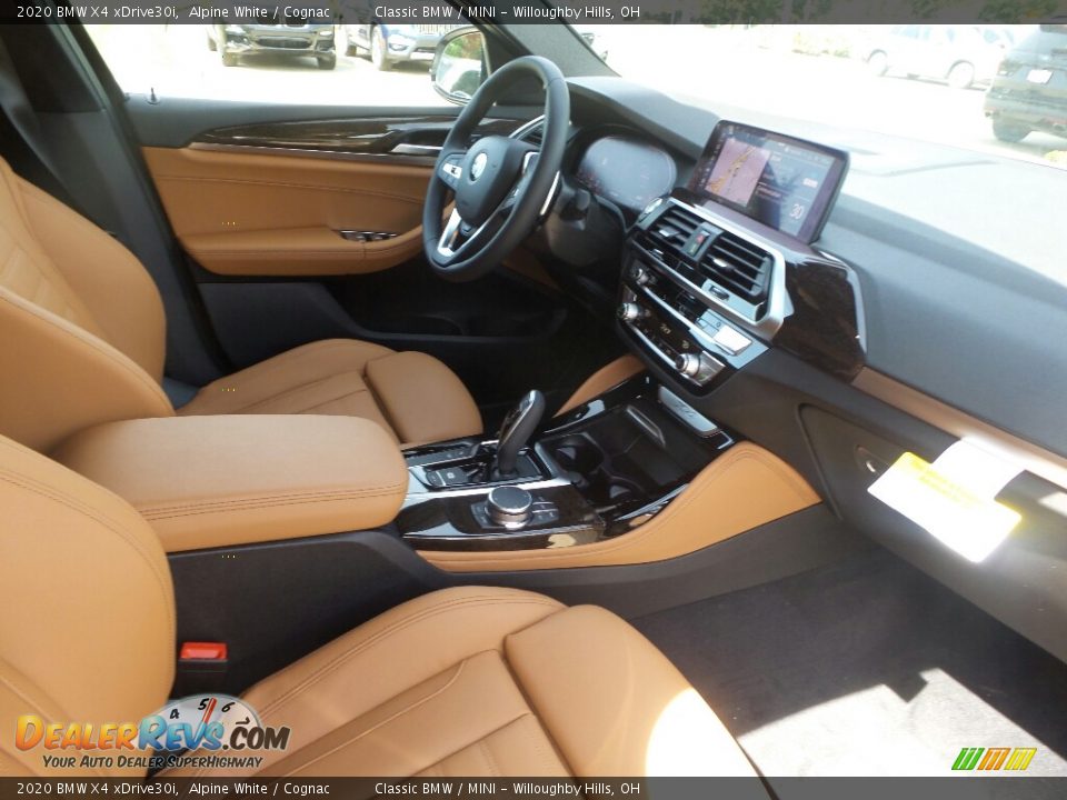 Cognac Interior - 2020 BMW X4 xDrive30i Photo #3