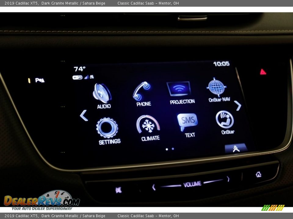 2019 Cadillac XT5 Dark Granite Metallic / Sahara Beige Photo #15