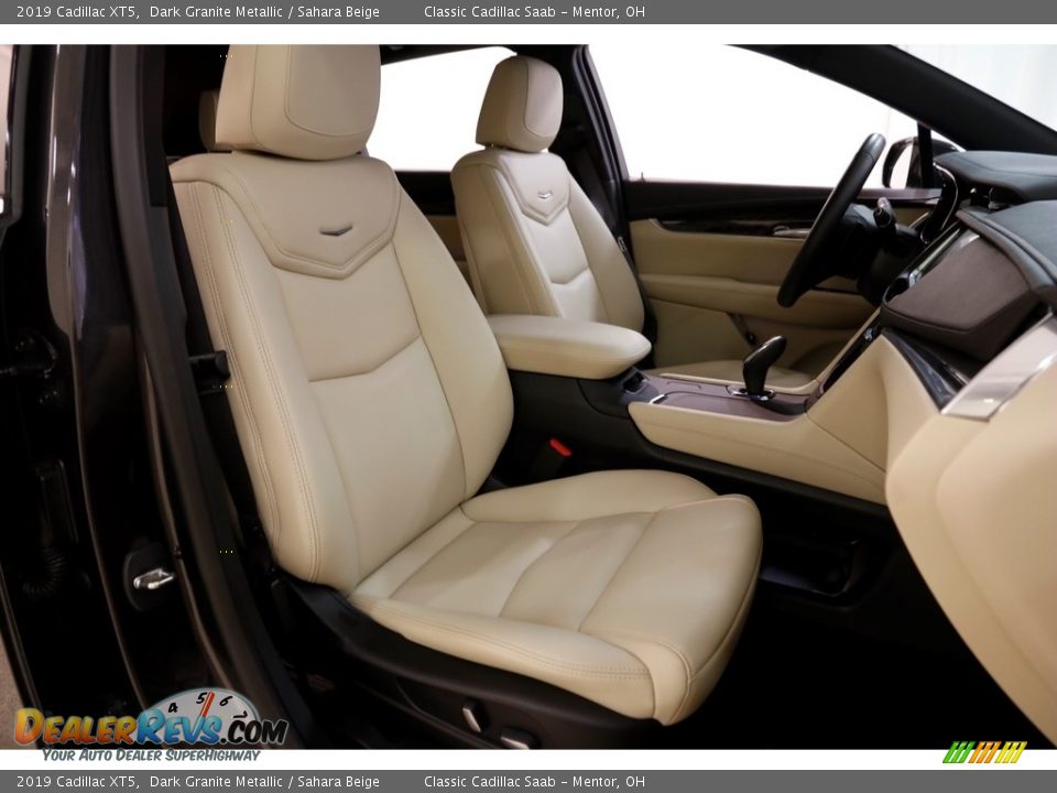 2019 Cadillac XT5 Dark Granite Metallic / Sahara Beige Photo #21