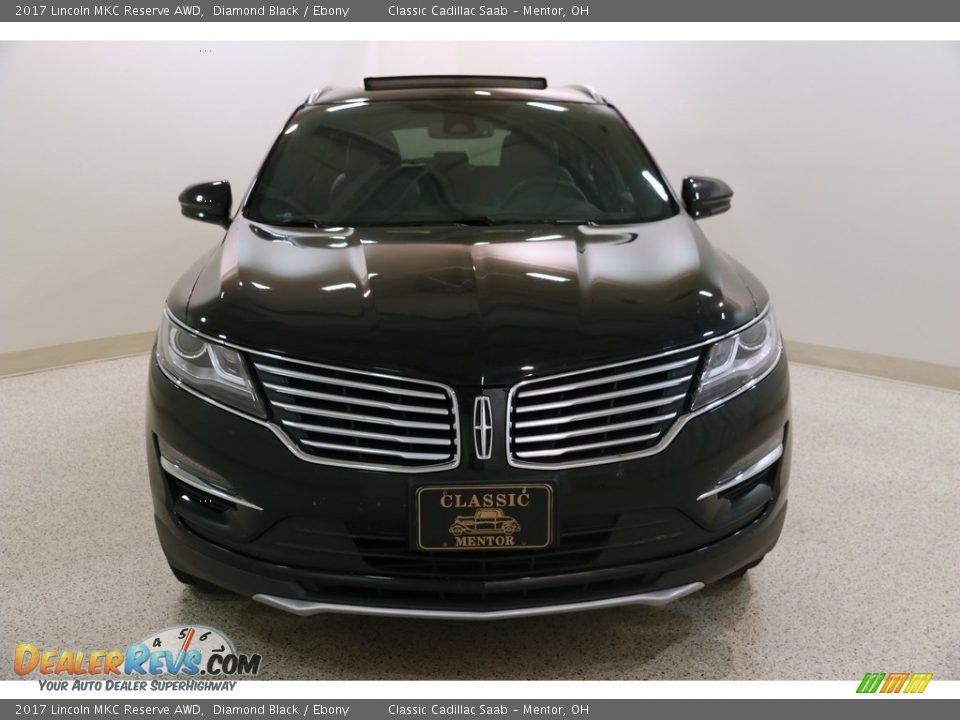 2017 Lincoln MKC Reserve AWD Diamond Black / Ebony Photo #2