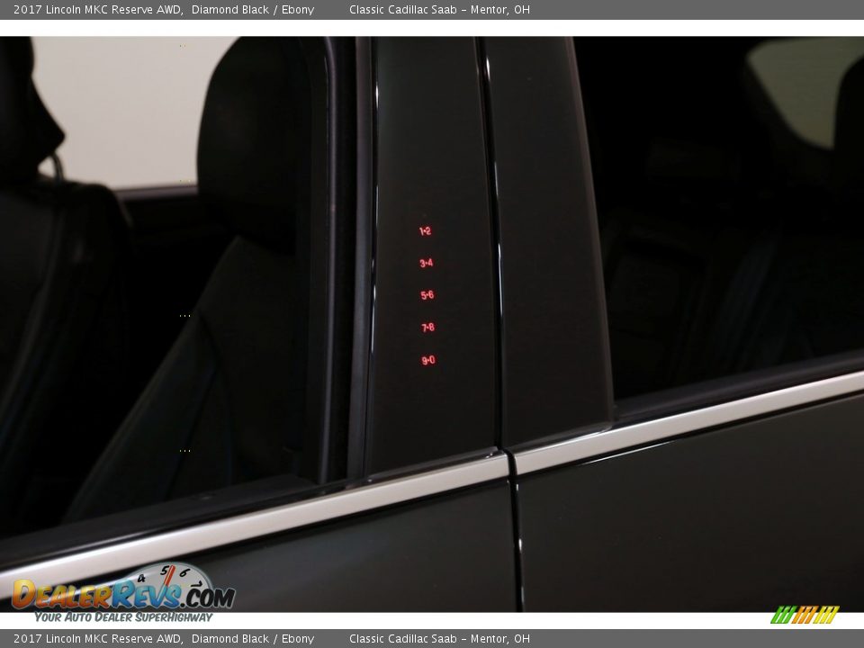 2017 Lincoln MKC Reserve AWD Diamond Black / Ebony Photo #4