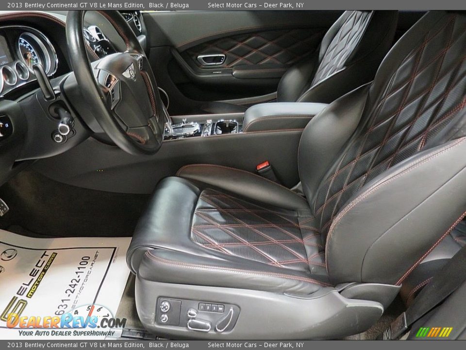Front Seat of 2013 Bentley Continental GT V8 Le Mans Edition Photo #13