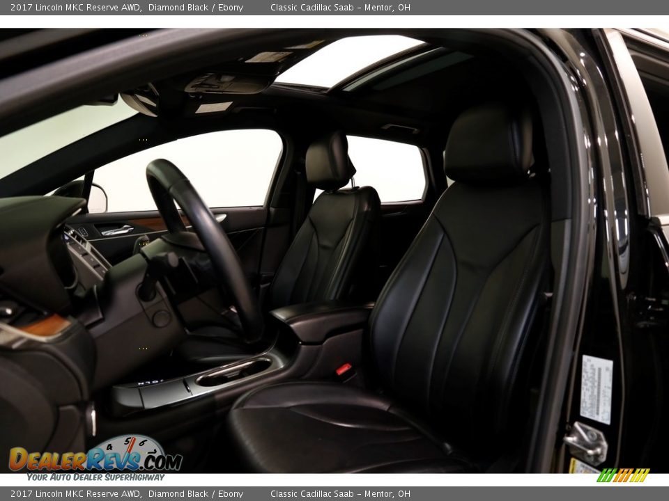 2017 Lincoln MKC Reserve AWD Diamond Black / Ebony Photo #6